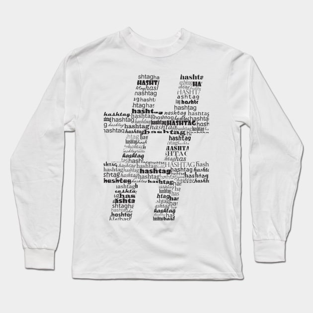 hashtag Long Sleeve T-Shirt by martinlipnik40